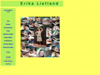 erika-liefland-art.com Webseite Vorschau