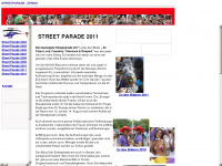 streetparade-zh.ch Webseite Vorschau