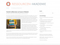 ressourcen-akademie.ch Webseite Vorschau
