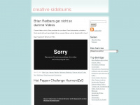 creativesideburns.wordpress.com Webseite Vorschau
