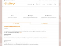 ashtanga-yoga-freiburg.de Webseite Vorschau