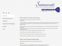 sitar-reparatur.de Webseite Vorschau