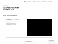 kuenstlerwerkstatt-pfaffenhofen.de Webseite Vorschau