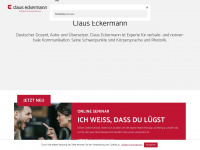 claus-eckermann.de Webseite Vorschau