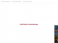heidi-radler.de Webseite Vorschau