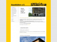 haushalten.org Webseite Vorschau