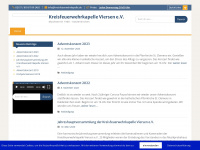 kreisfeuerwehrkapelle.de Webseite Vorschau