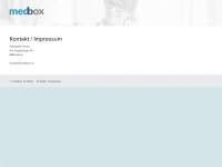 medbox.ch Webseite Vorschau