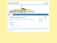 sportnetzhinwil.ch Webseite Vorschau