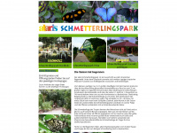 schmetterlingspark.info Webseite Vorschau