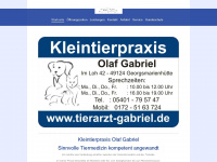 tierarzt-gabriel.de Webseite Vorschau