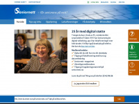 seniornett.no Webseite Vorschau