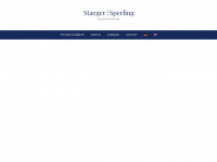 staeger-sperling.com Webseite Vorschau