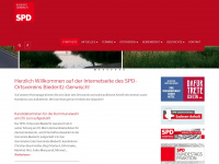 spd-biederitz-gerwisch.de Webseite Vorschau