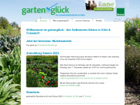 gartenglueck.info Webseite Vorschau