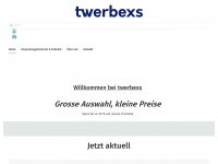 twerbexs.ch Webseite Vorschau