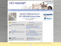 vet-groom-shop.de Webseite Vorschau