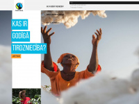 fairtrade.lv Webseite Vorschau