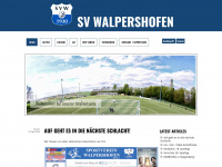 svwalpershofen.de Webseite Vorschau