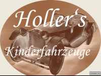 hollers-kinderfahrzeuge.de Webseite Vorschau