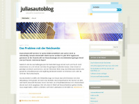juliasautoblog.wordpress.com Webseite Vorschau