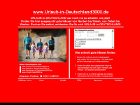 urlaub-in-deutschland3000.de Webseite Vorschau