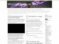 freieenergie2011.wordpress.com Webseite Vorschau