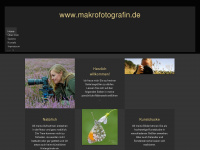 makrofotografin.de Webseite Vorschau