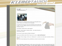 kleidertausch.info Webseite Vorschau