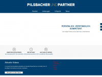pilsbacher.at Webseite Vorschau