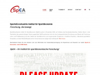 spea.at Webseite Vorschau