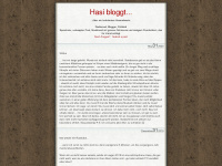 hasibloggt.de Webseite Vorschau