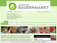 bauernmarkt-woergl.at Webseite Vorschau