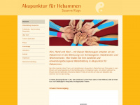 akupunktur-fuer-hebammen.de Webseite Vorschau
