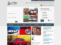 artfan.de Webseite Vorschau