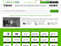myprojectorlamps.co.za Webseite Vorschau
