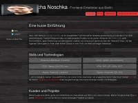 sascha-noschka.de Webseite Vorschau