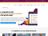 e-captain.nl Webseite Vorschau