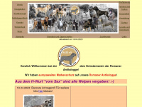 romaner-antikdogge.com Webseite Vorschau