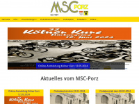 msc-porz.de Webseite Vorschau