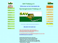 sav-freiberg.de Webseite Vorschau