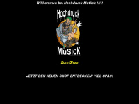 hochdruck-musick.de Webseite Vorschau