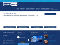 powervoice.de Webseite Vorschau