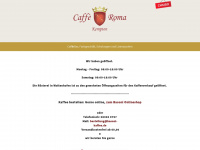 caffe-roma.de Webseite Vorschau
