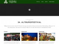altburgfestival.de Webseite Vorschau