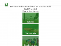 sv-schwarzwald.de Webseite Vorschau