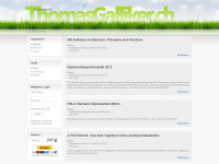 thomasgalliker.ch Webseite Vorschau