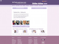 thailovelines.com Webseite Vorschau
