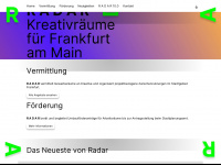 radar-frankfurt.de Webseite Vorschau