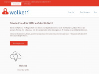 wolke11.ch Webseite Vorschau